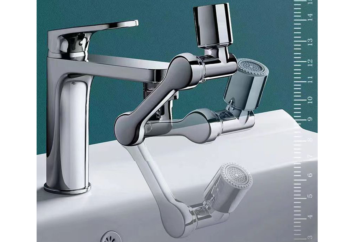 παρουσιάζει την προέκταση τοποθετημένη σε μία μπαταρία μπάνιου